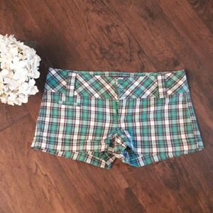 Plaid shorts